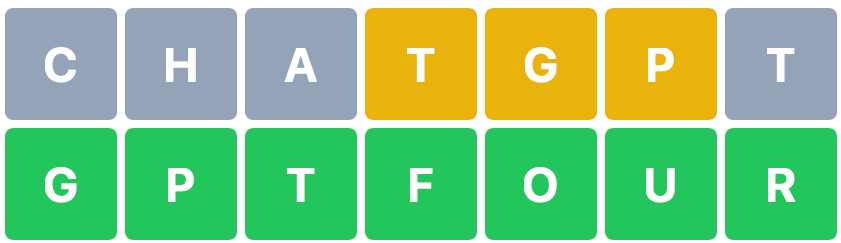 Wordle follow-up prompt screenshot